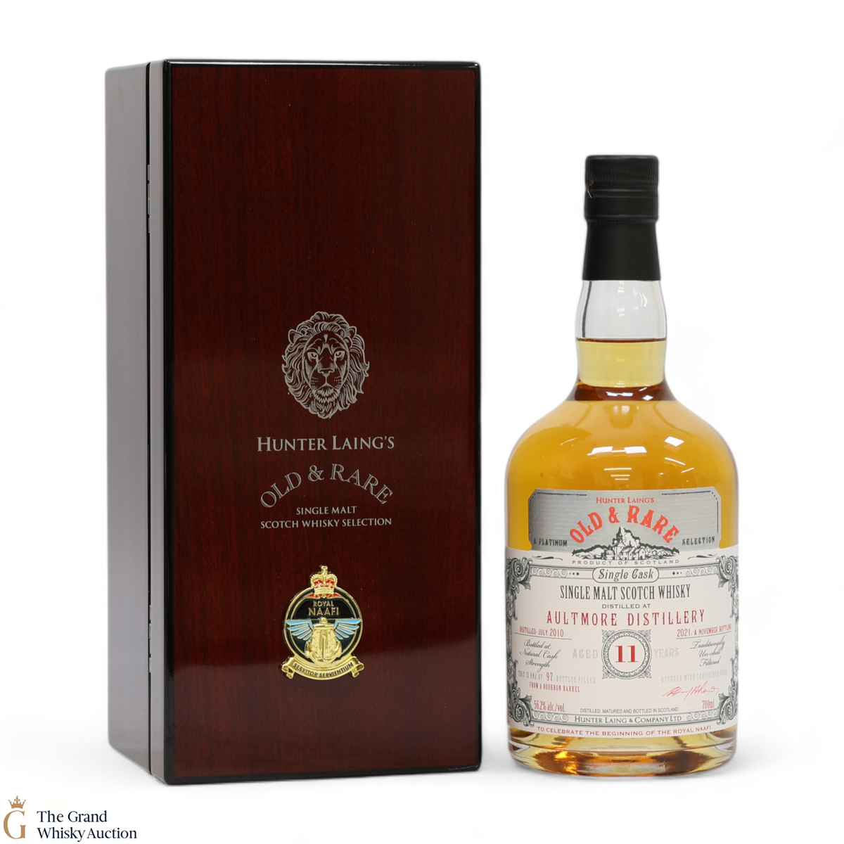 Aultmore - 11 Year Old 2010 - The Royal NAAFI Limited Edition - Hunter Laing Old & Rare Platinum