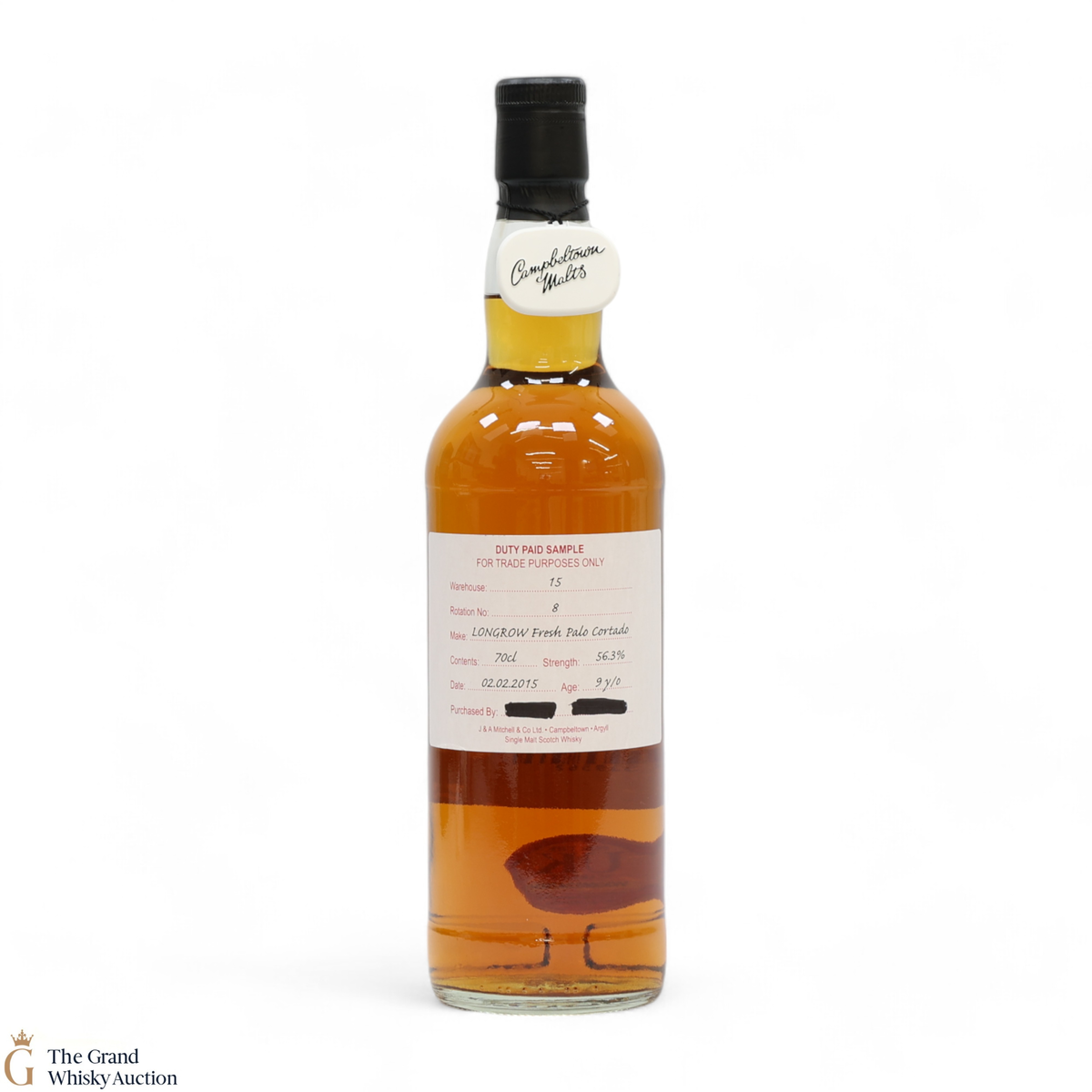 Longrow - 9 Year Old 2015 Fresh Palo Cortado - Duty Paid Sample 56.3%