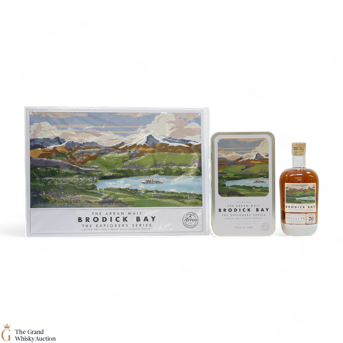 Arran - 20 Year Old - The Explorers Series - Brodick Bay - Vol.1 + Poster