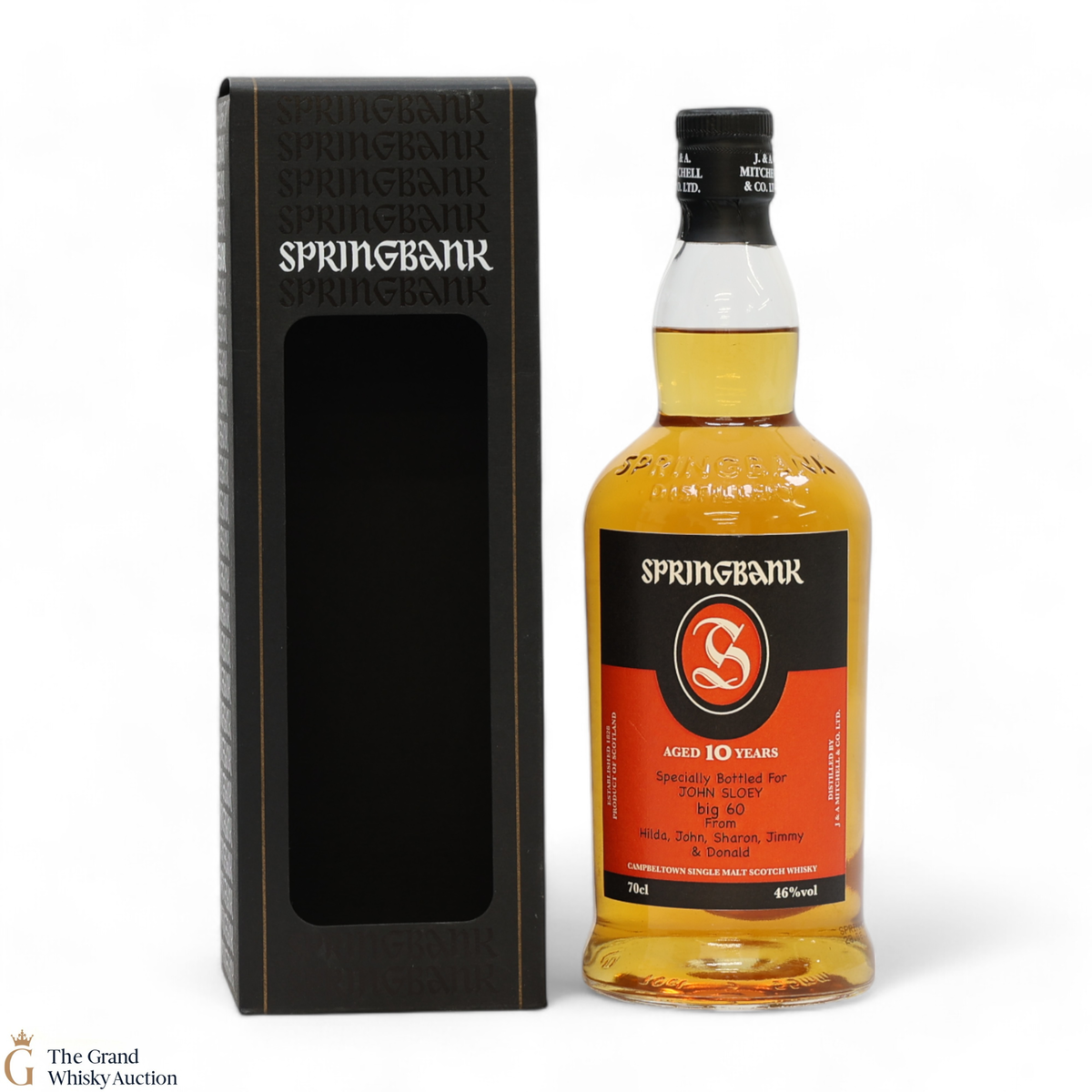 Springbank - 10 Year Old - Specially Bottled For John Sloey