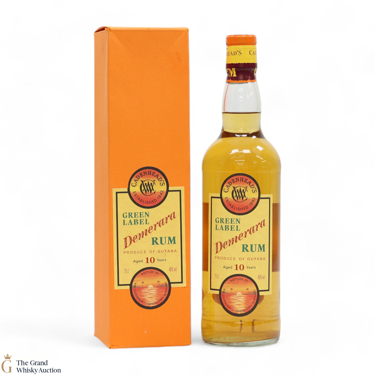 Guyana - 10 Year Old - Demerara Rum - Cadenhead's Green Label