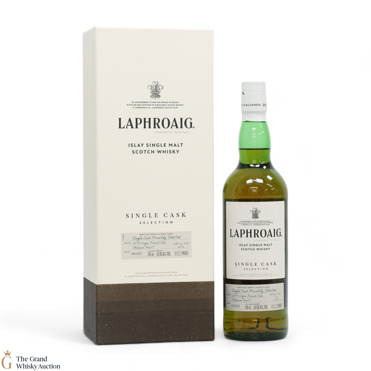 Laphroaig - 2014 Virgin French Oak Cask #6058 - Single Cask Selection - Privately Selected