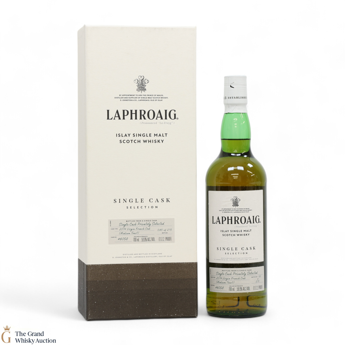 Laphroaig - 2014 Virgin French Oak Cask #6058 - Single Cask Selection - Privately Selected