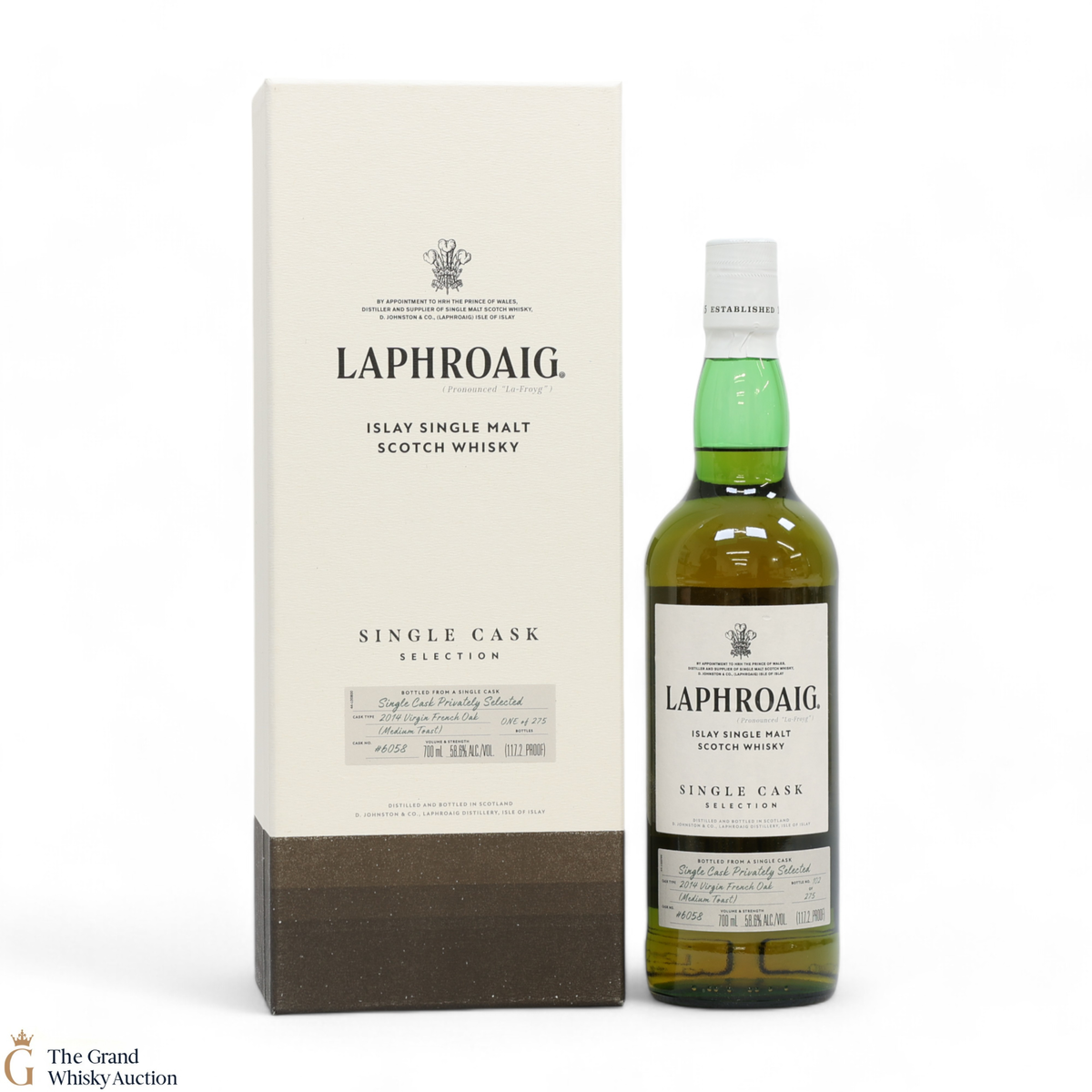 Laphroaig - 2014 Virgin French Oak Cask #6058 - Single Cask Selection - Privately Selected