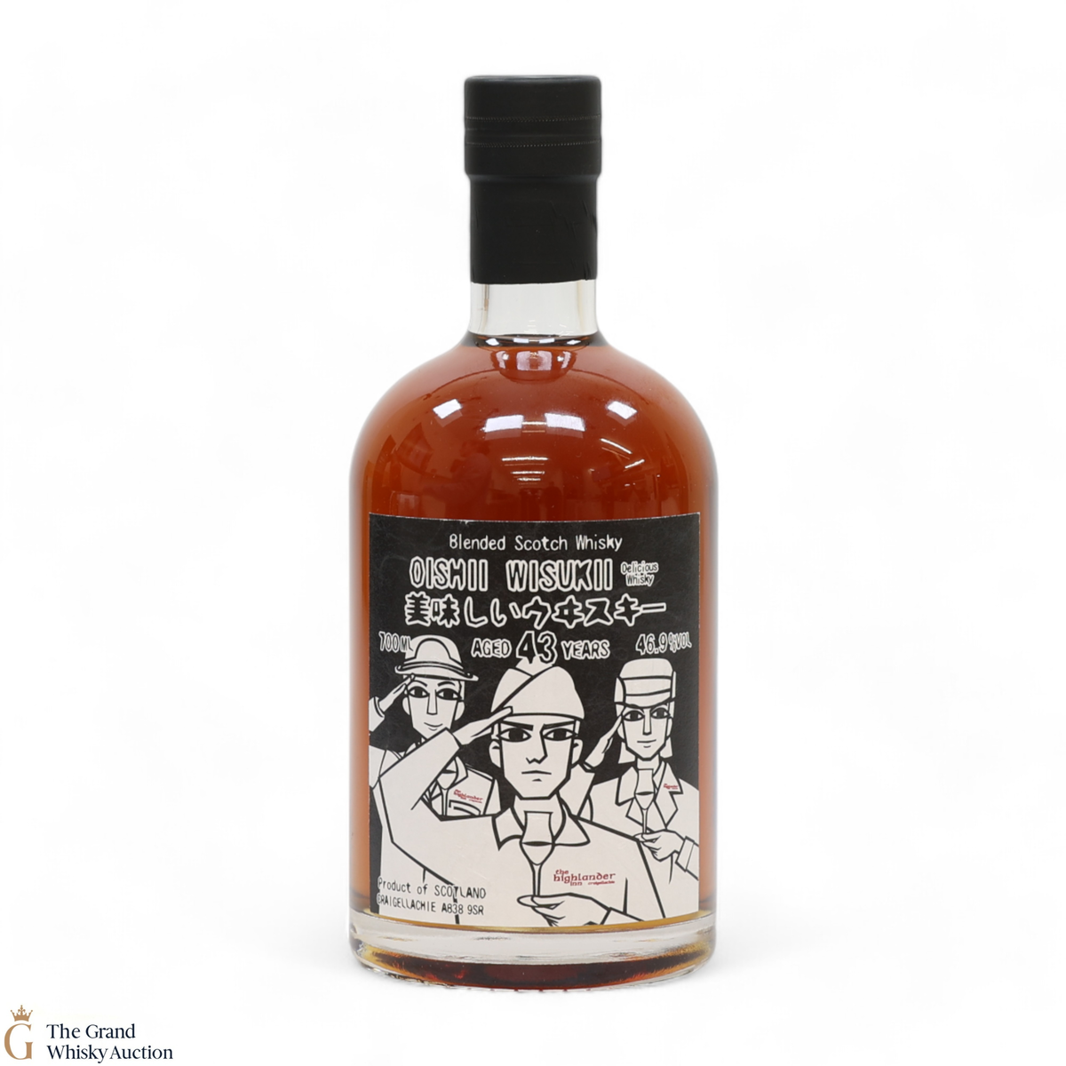 Oishii Wisukii - 43 Year Old Blended Whisky - Highlander Inn