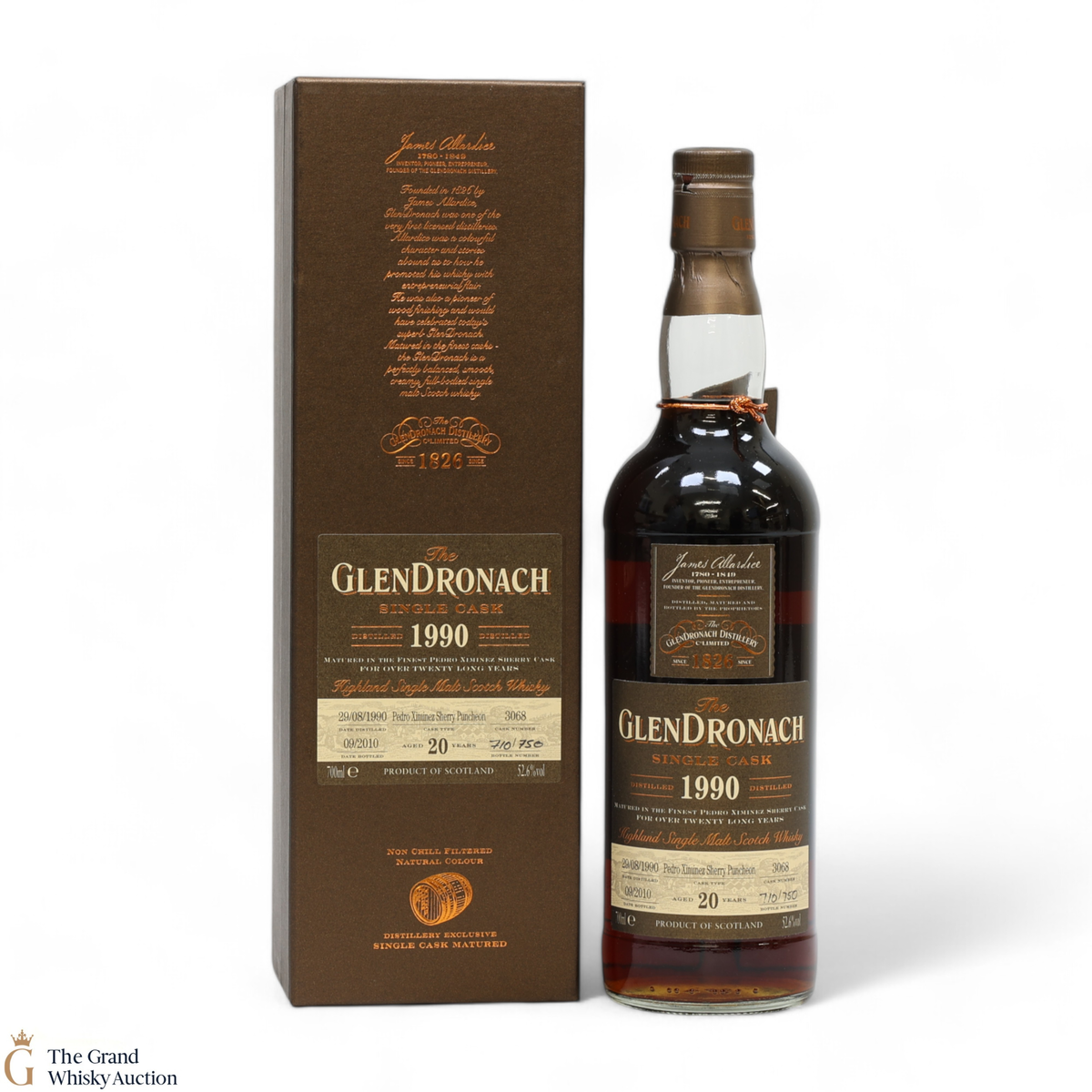 Glendronach - 20 Year Old 1990 - Single Cask #3068