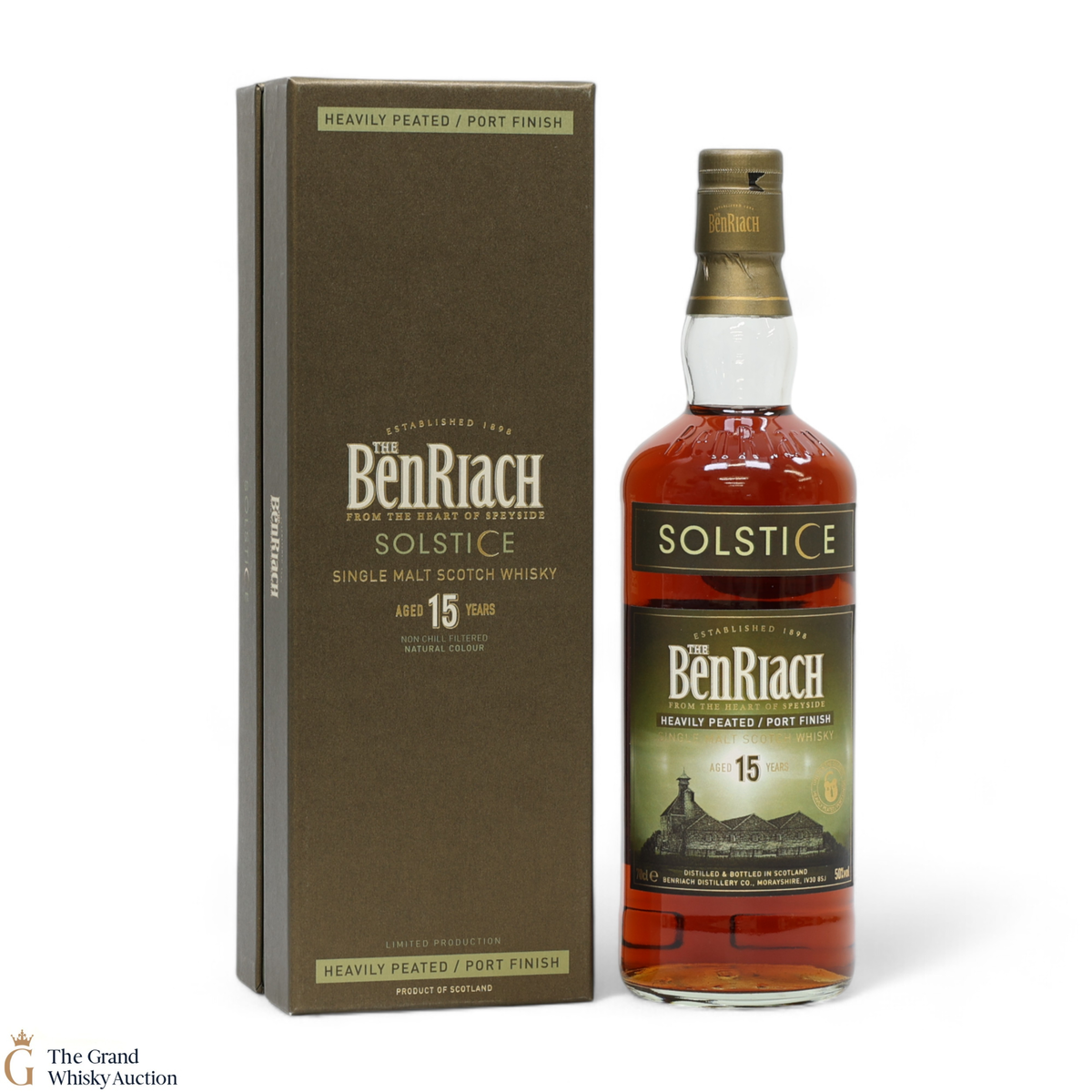 Benriach - 15 Year Old Solstice Heavily Peated Port Finish