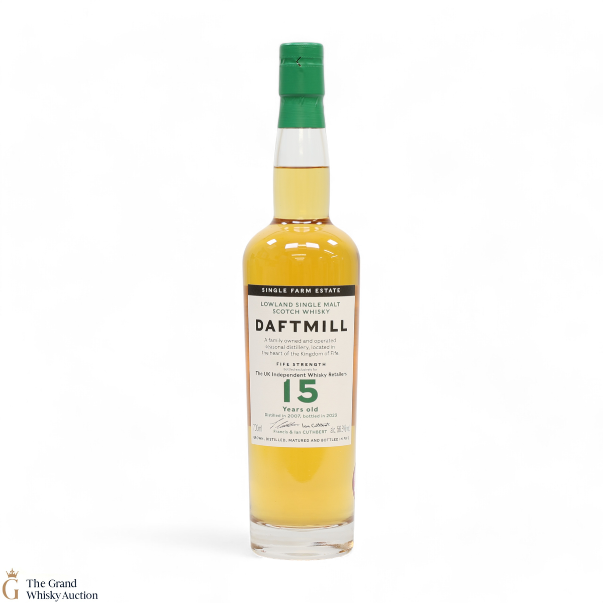 Daftmill - 15 Year Old 2007 - Fife Strength 2023 - UK Independent Whisky Retailers