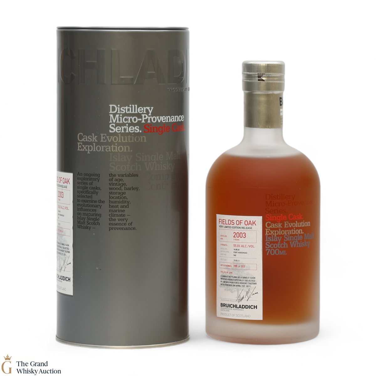 Bruichladdich - 7 Year Old 2003 - Micro Provenance Single Cask #542 - Jim McEwan Friends Selection