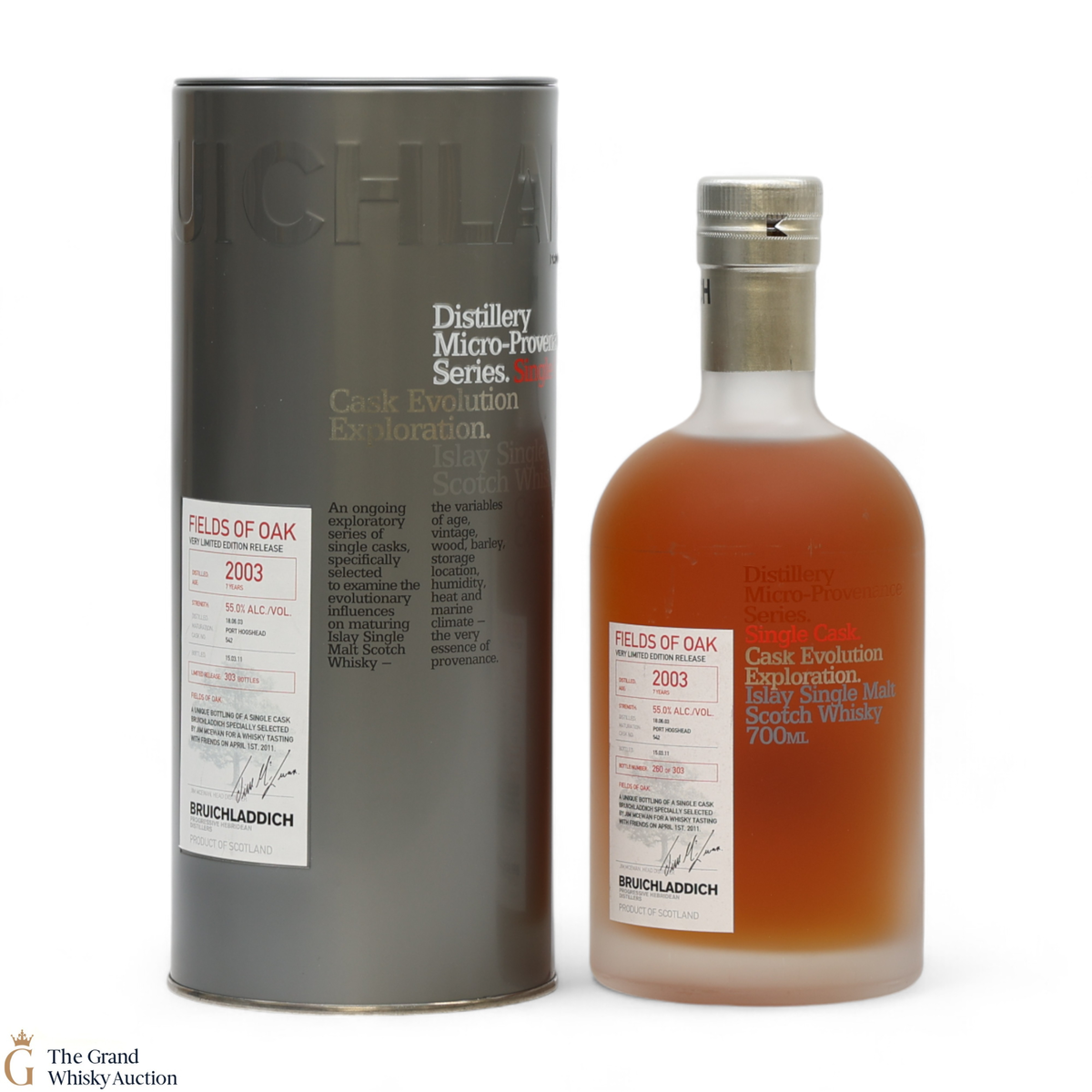 Bruichladdich - 7 Year Old 2003 - Micro Provenance Single Cask #542 - Jim McEwan Friends Selection