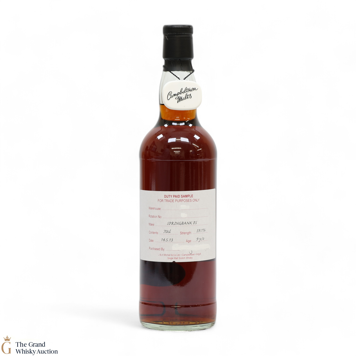 Springbank - 9 Year Old 2013 Fresh Sherry - Duty Paid Sample 59.1%
