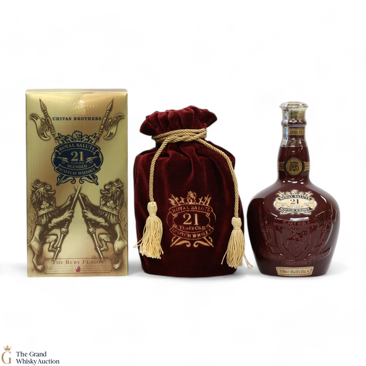 Chivas - Royal Salute - 21 Year Old - Ruby Flagon