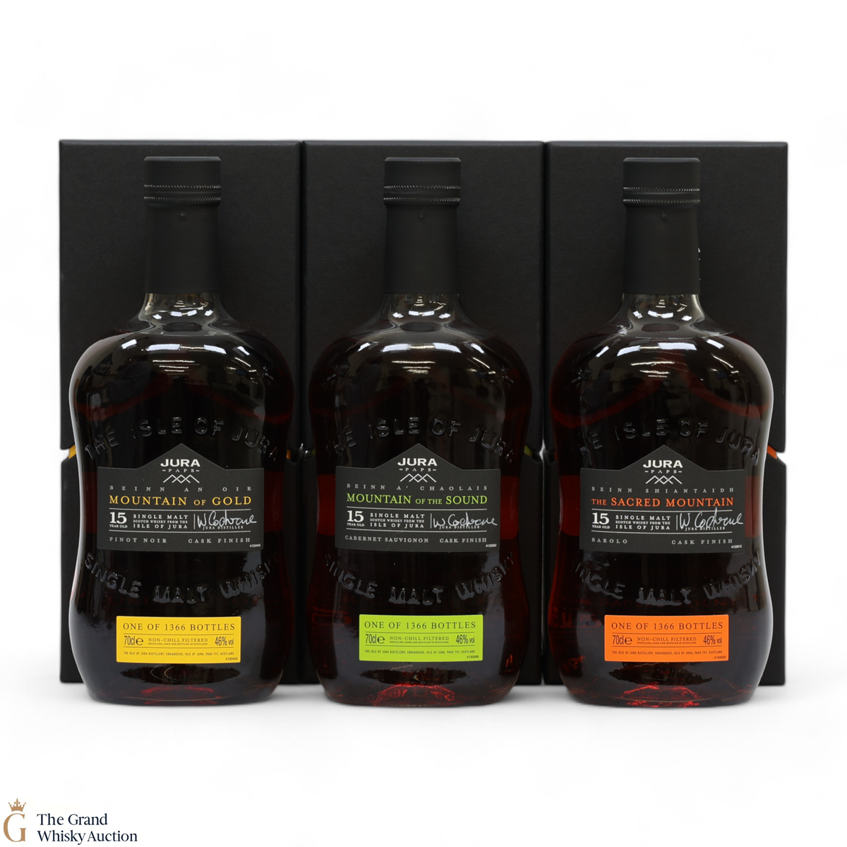 Jura - 15 Year Old - Paps Trilogy - Feis Ile 2009 (3 x 70cl)