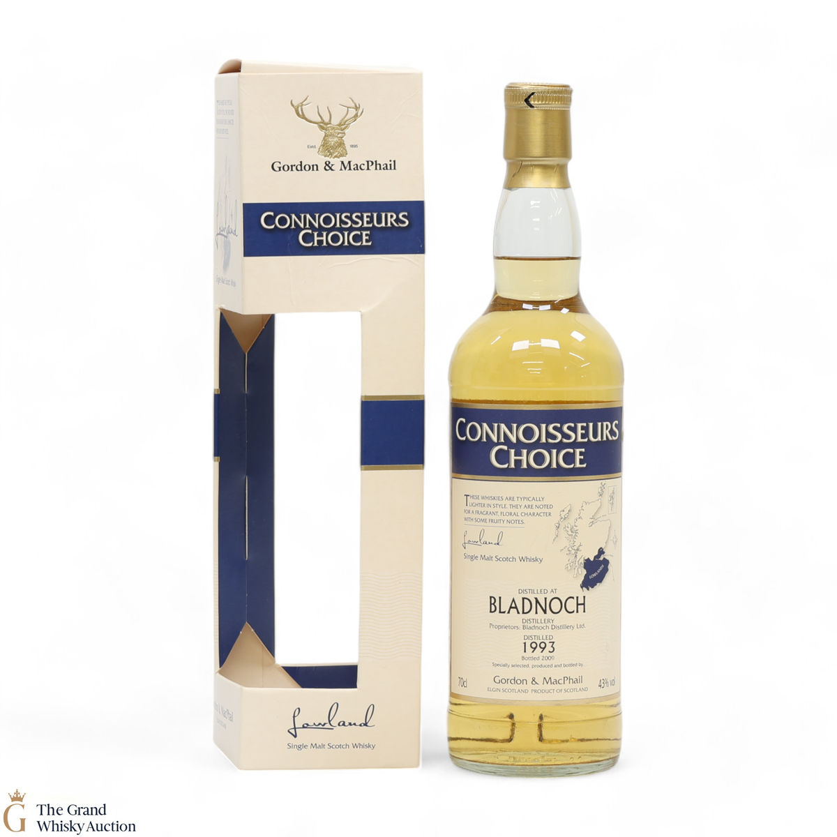 Bladnoch - 1993 Bottled 2009 - G&M Connoisseurs Choice 