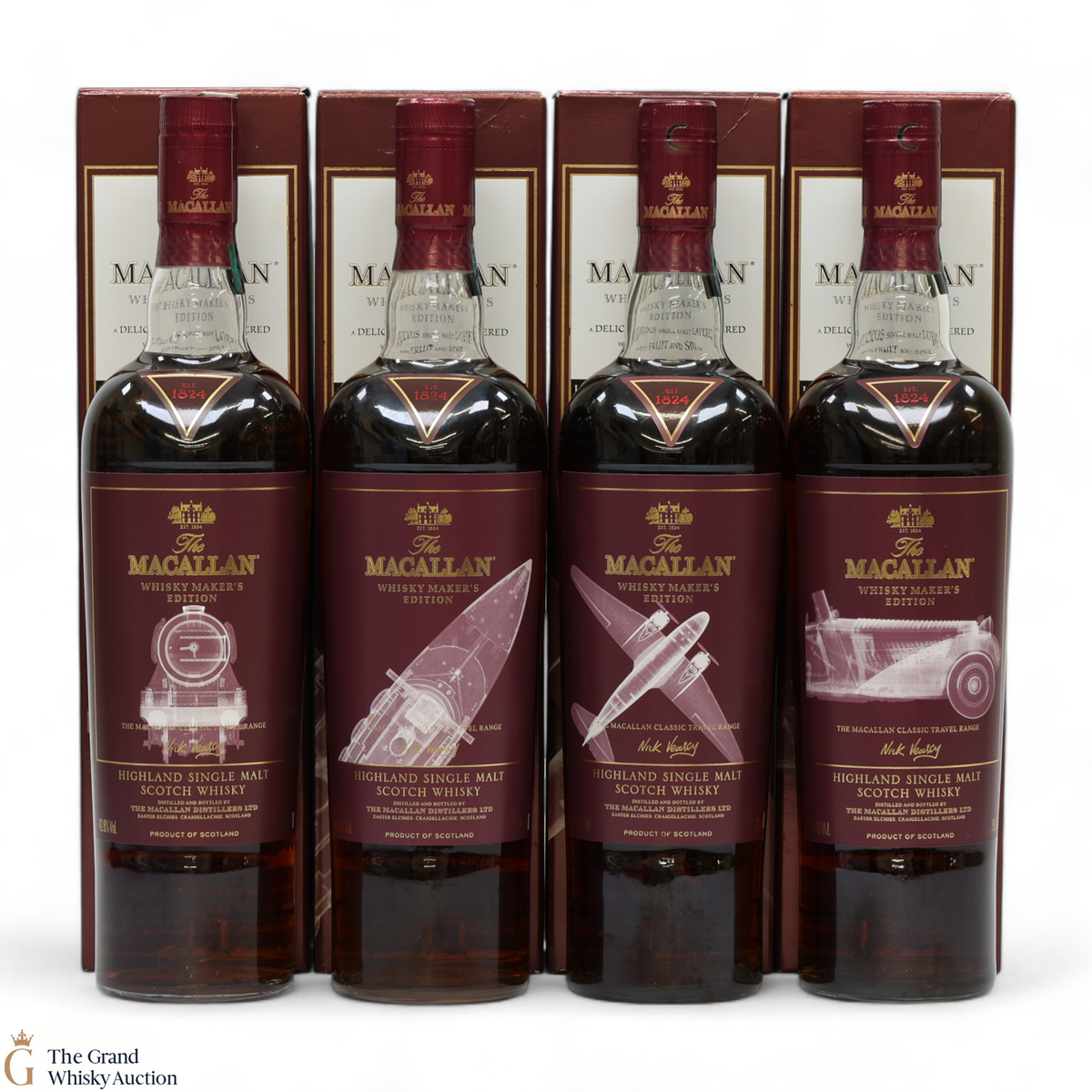 Macallan - Whisky Maker's Edition - Classic Travel Range (4x70cl)