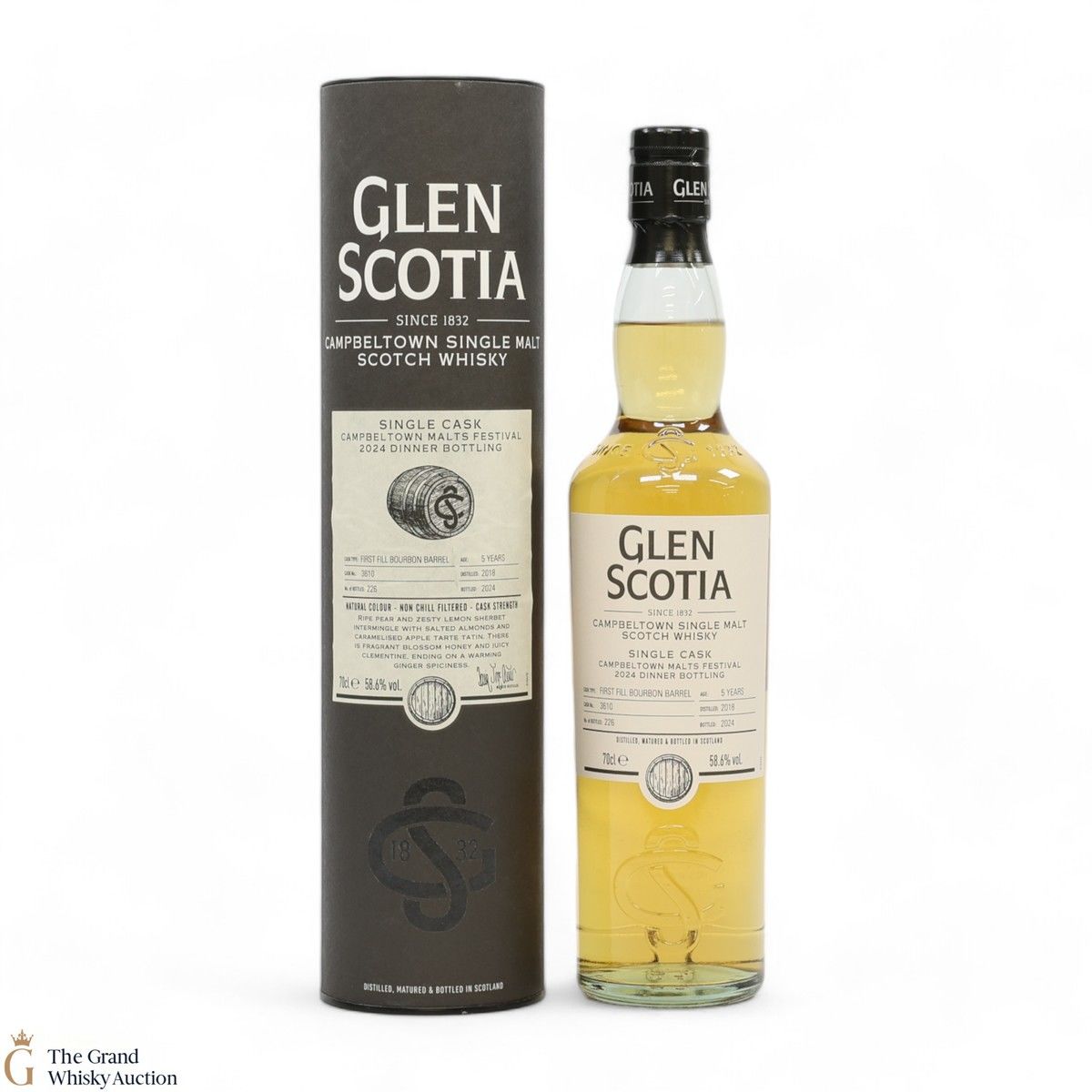 Glen Scotia - 5 Year Old 2018 - Single Cask #3610 - Campbeltown Malts Festival 2024