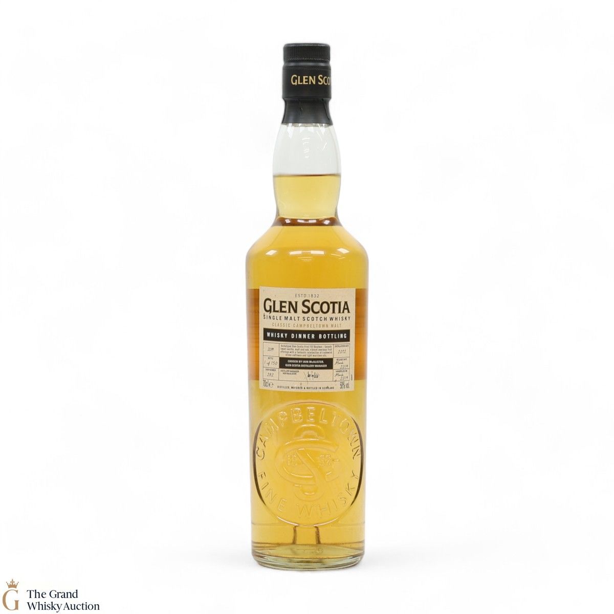 Glen Scotia - 2012 Single Cask #282 - Whisky Dinner Bottling 2019