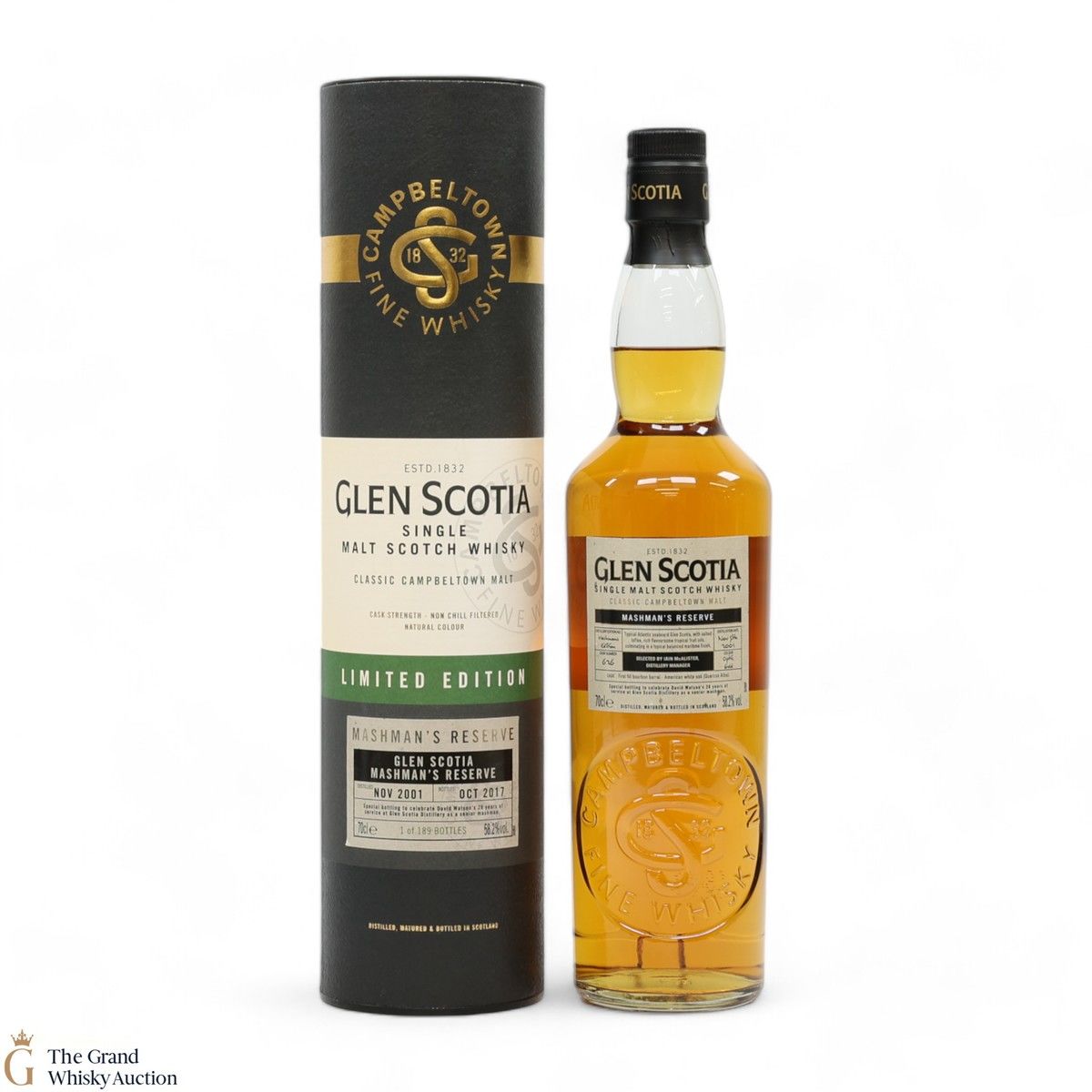 Glen Scotia - 2001 Single Cask #626 - Mashman's Reserve - Limited Edition