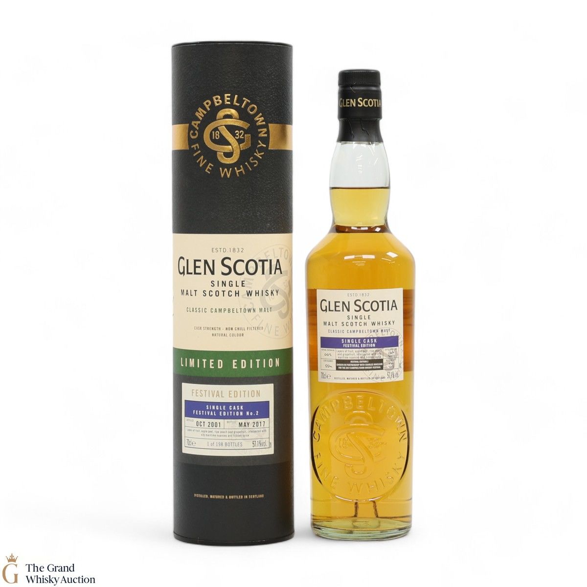 Glen Scotia - 2001 Single Cask #554 2017 -  Festival Edition No.2 (SIGNED)