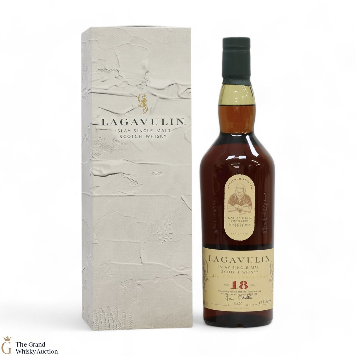 Lagavulin - 18 Year Old - Iain's Farewell Dram (SIGNED)