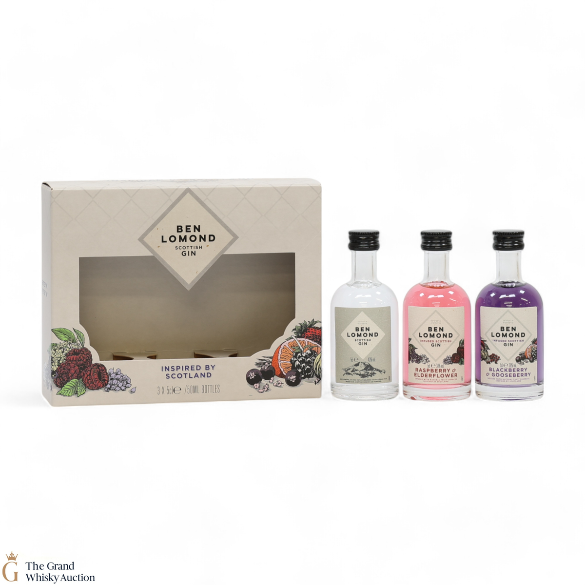 Ben Lomond - Scottish Gin Collection Gift Set (3 x 5cl)