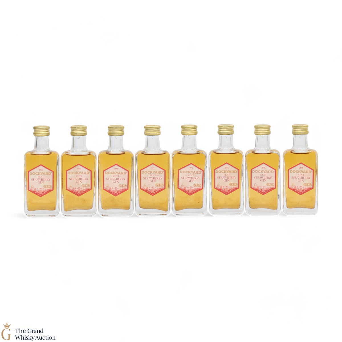 Copper Rivet - Dockyard - Kent - Strawberry Gin Collection Set (8 x 5cl)