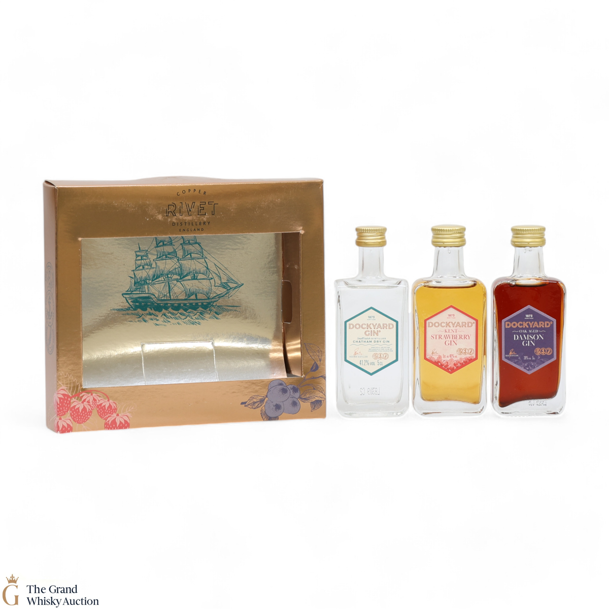 Copper Rivet - Dockyard Gin Gift Set (3 x 5cl)