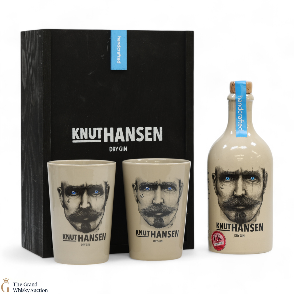 Knuthansen - Dry Gin Collection Set (1 x 50cl & 2x Branded Glass)