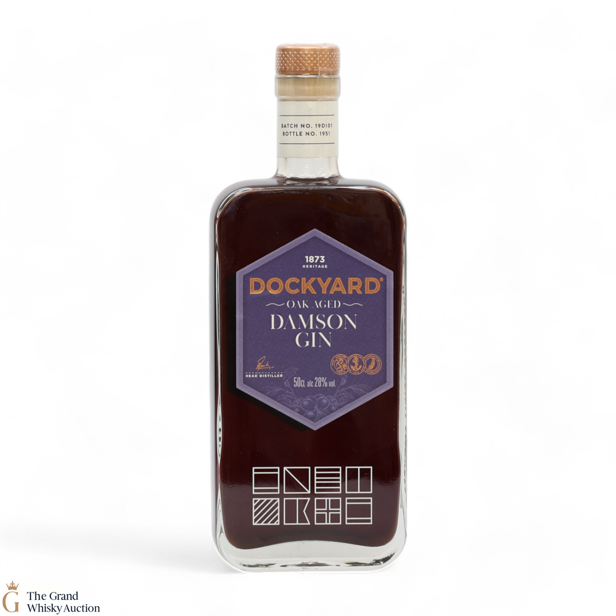 Copper Rivet - Oak Aged - Dockyard - Damson Gin (50cl)