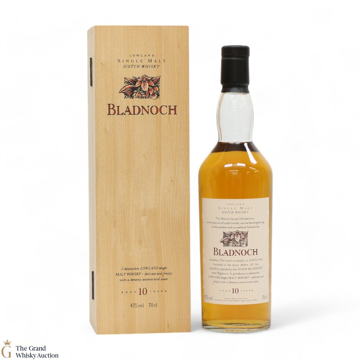 Bladnoch - 10 Year Old Flora and Fauna (Wooden Box)