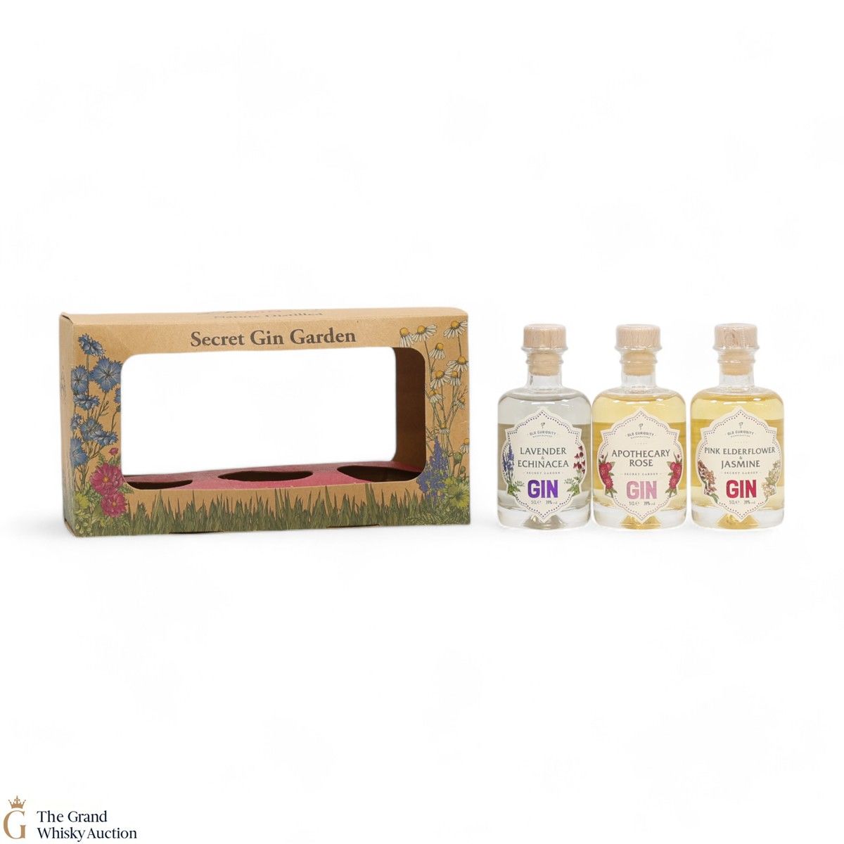 Old Curiosity - The Secret Garden - Gin Collection Gift Set (3 x 5cl)