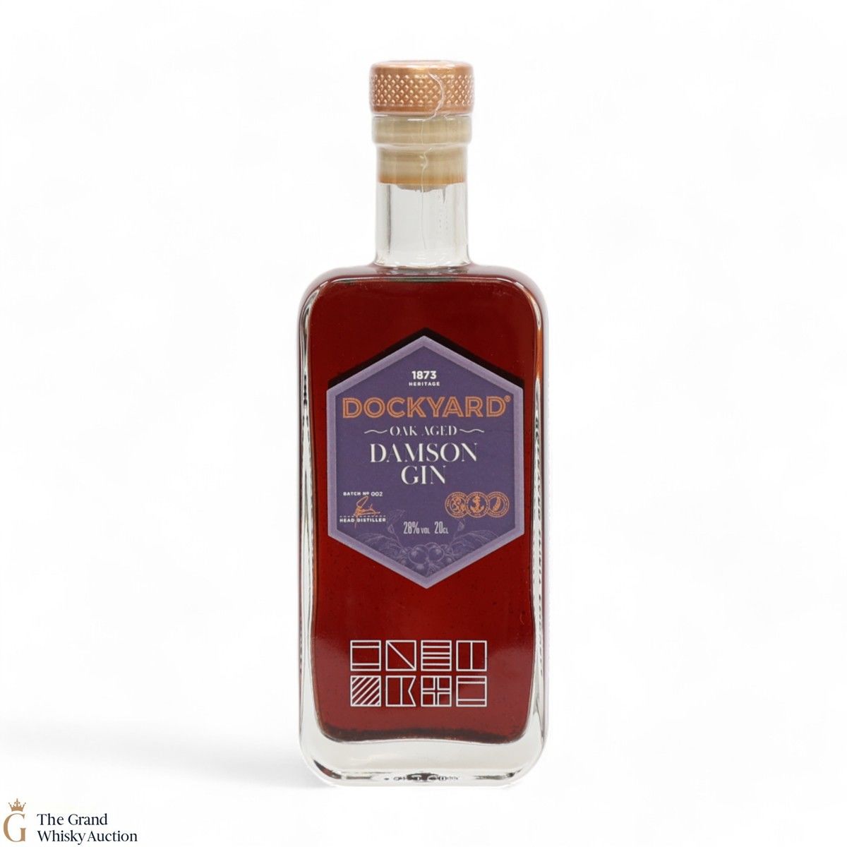 Copper Rivet - Oak Aged - Dockyard - Damson Gin (20cl)