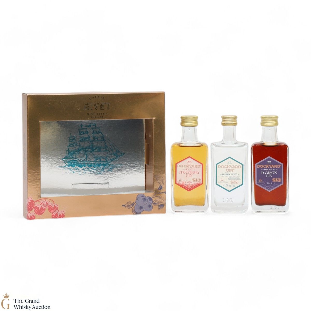 Copper Rivet - Dockyard Gin Gift Set (3 x 5cl)