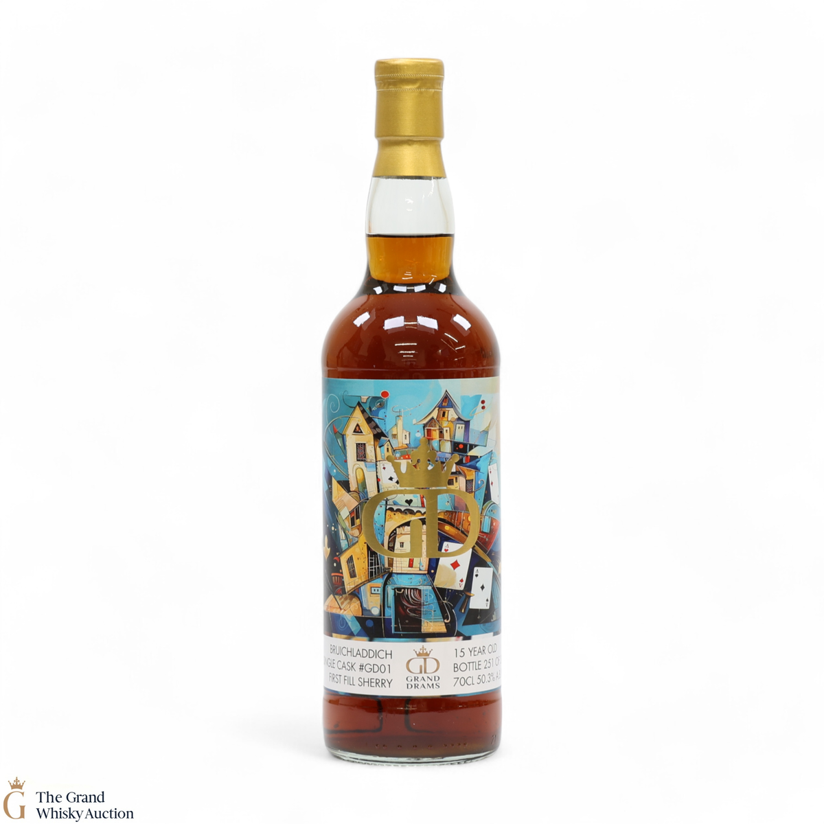 Bruichladdich - 15 Year Old Single Sherry Cask #GD01 - Grand Drams 