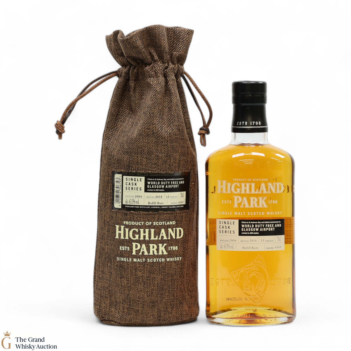 Highland Park - 13 Year Old - Single Cask #6569 - World Duty Free & Glasgow Airport