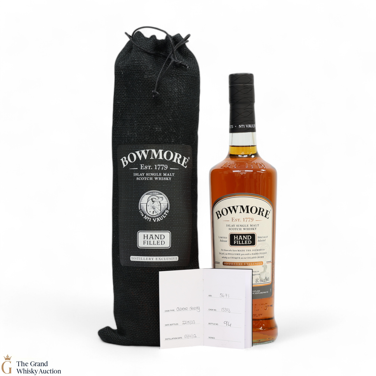 Bowmore - 10 Year Old - 2012 Hand Filled - Cask #15393