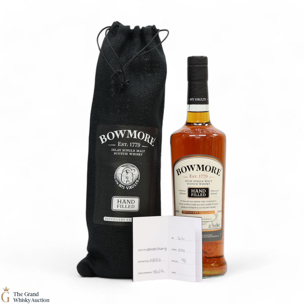 Bowmore - 10 Year Old - 2012 Hand Filled - Cask #15393