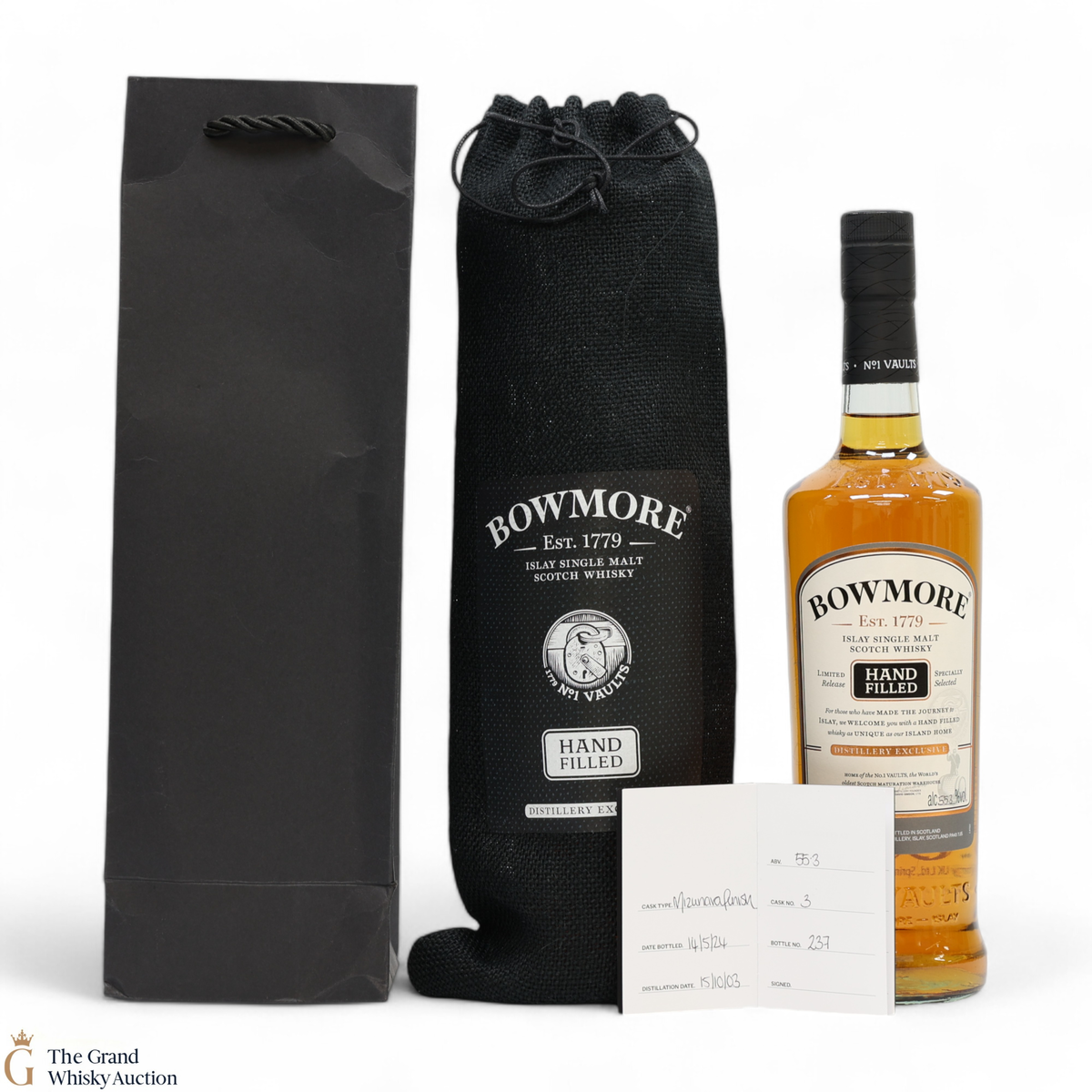 Bowmore - 20 Year Old 2003 Hand Filled - Mizunara Cask #3 Feis Ile 2024