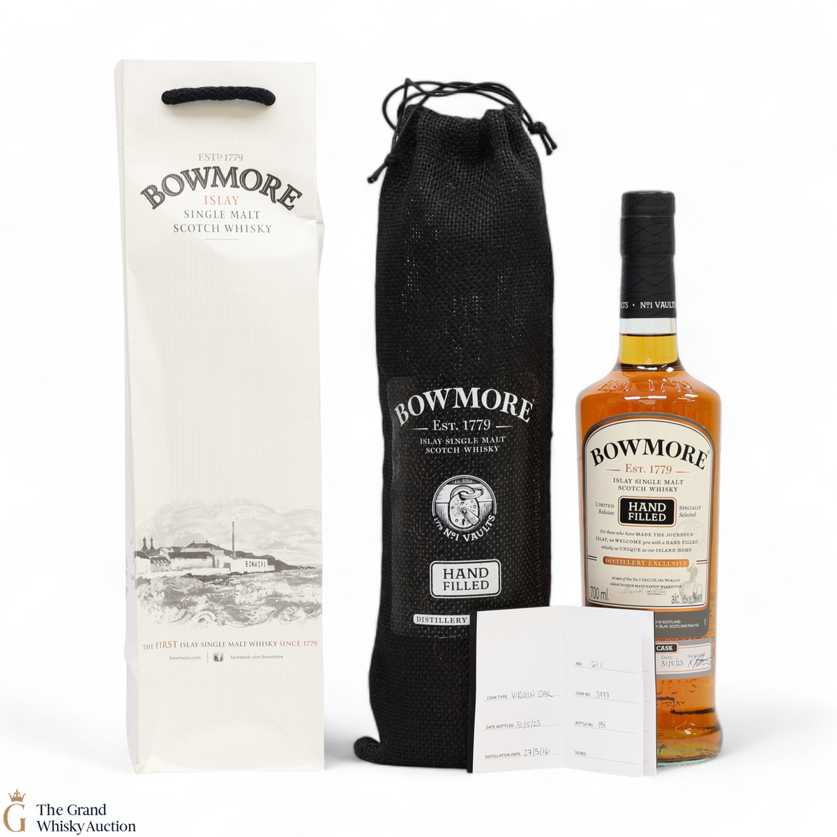 Bowmore - 7 Year Old - 2016 Hand Filled - Cask #3777