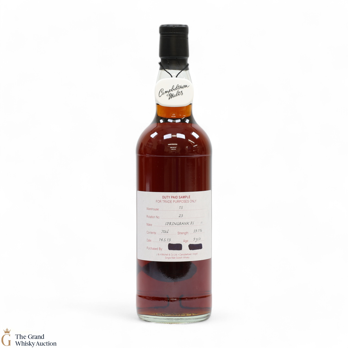 Springbank - 9 Year Old 2013 Fresh Sherry - Duty Paid Sample 59.1%