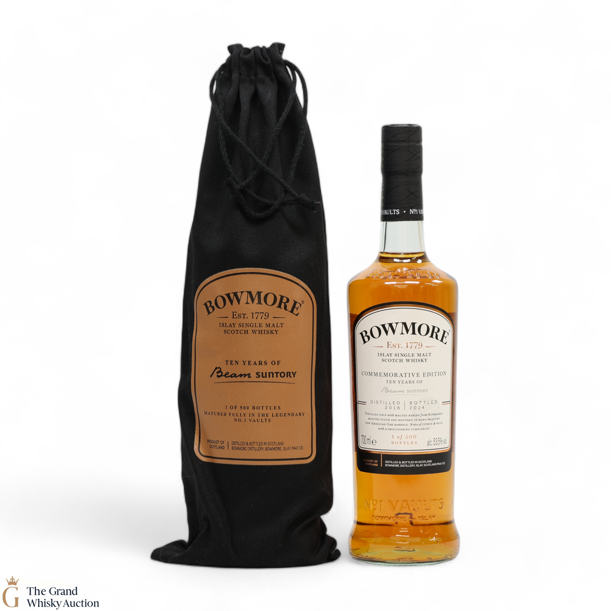 Bowmore - 8 Year Old - Commemorative Edition - Ten Years Of Beam Suntory