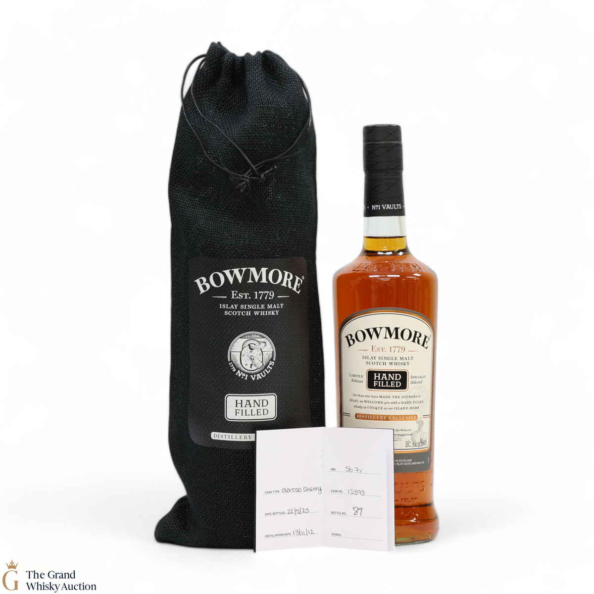 Bowmore - 10 Year Old - 2012 Hand Filled - Cask #15393