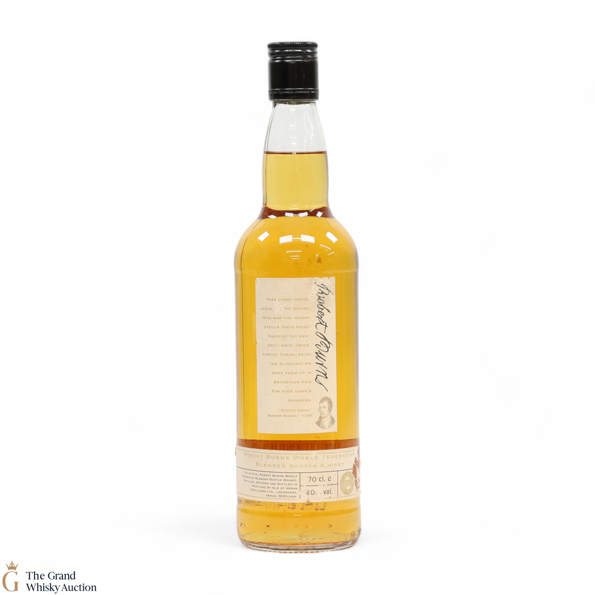 Arran - Robert Burns - World Federation - Blended Scotch Whisky