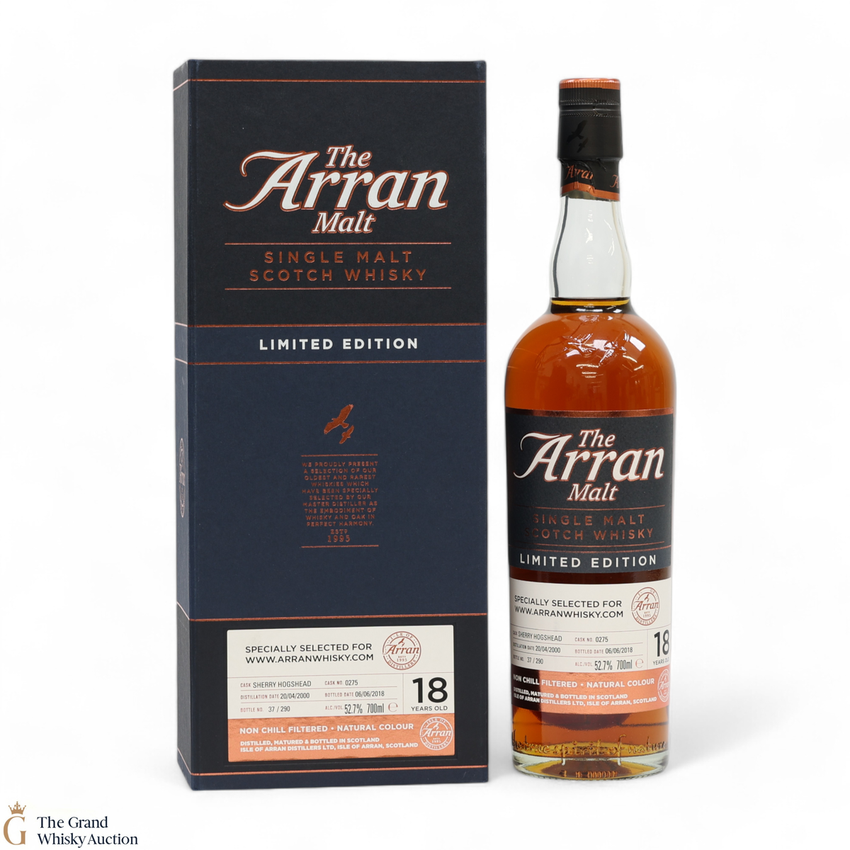 Arran - 18 Year Old - Sherry Single Cask #0275