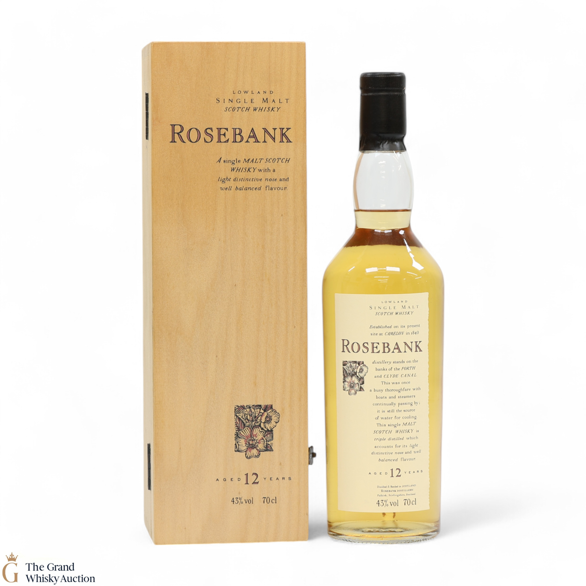 Rosebank - 12 Year Old - Flora & Fauna (Wooden Box)