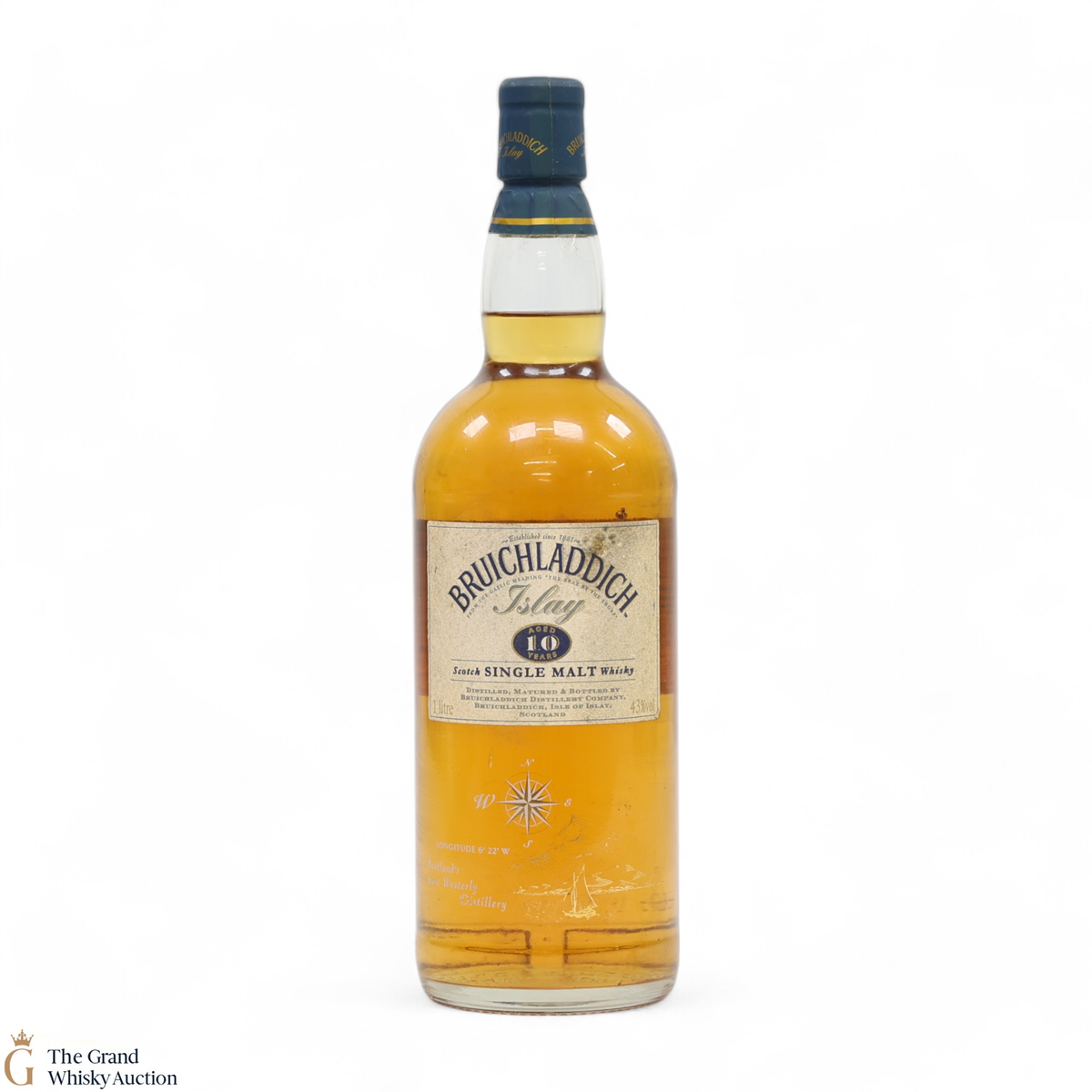 Bruichladdich - 10 Year Old 1L (1990s)
