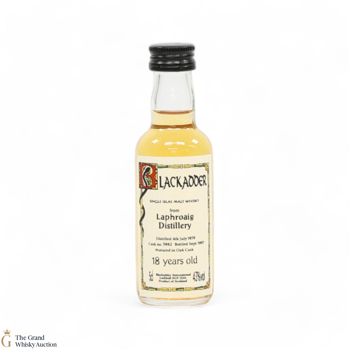 Laphroaig - 18 Year Old 1979 - Blackadder (5cl)