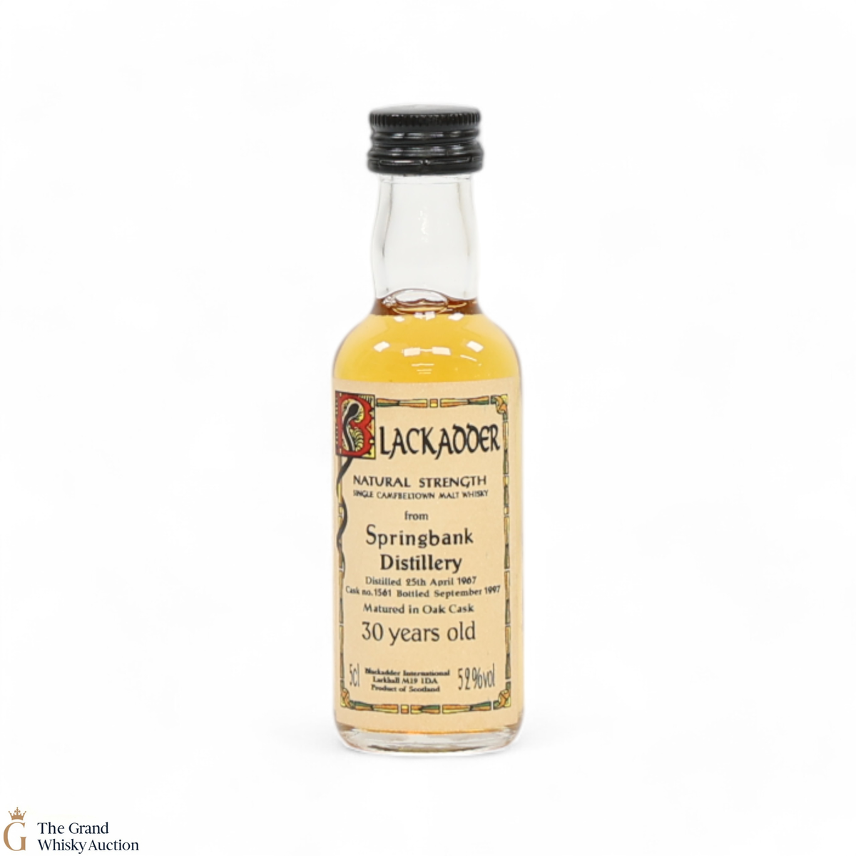 Springbank - 30 Year Old 1967 - Blackadder (5cl)