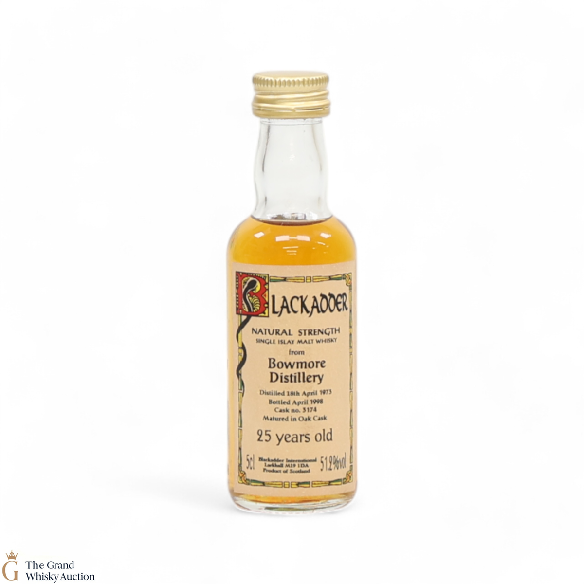 Bowmore - 25 Year Old 1973 - Blackadder (5cl)