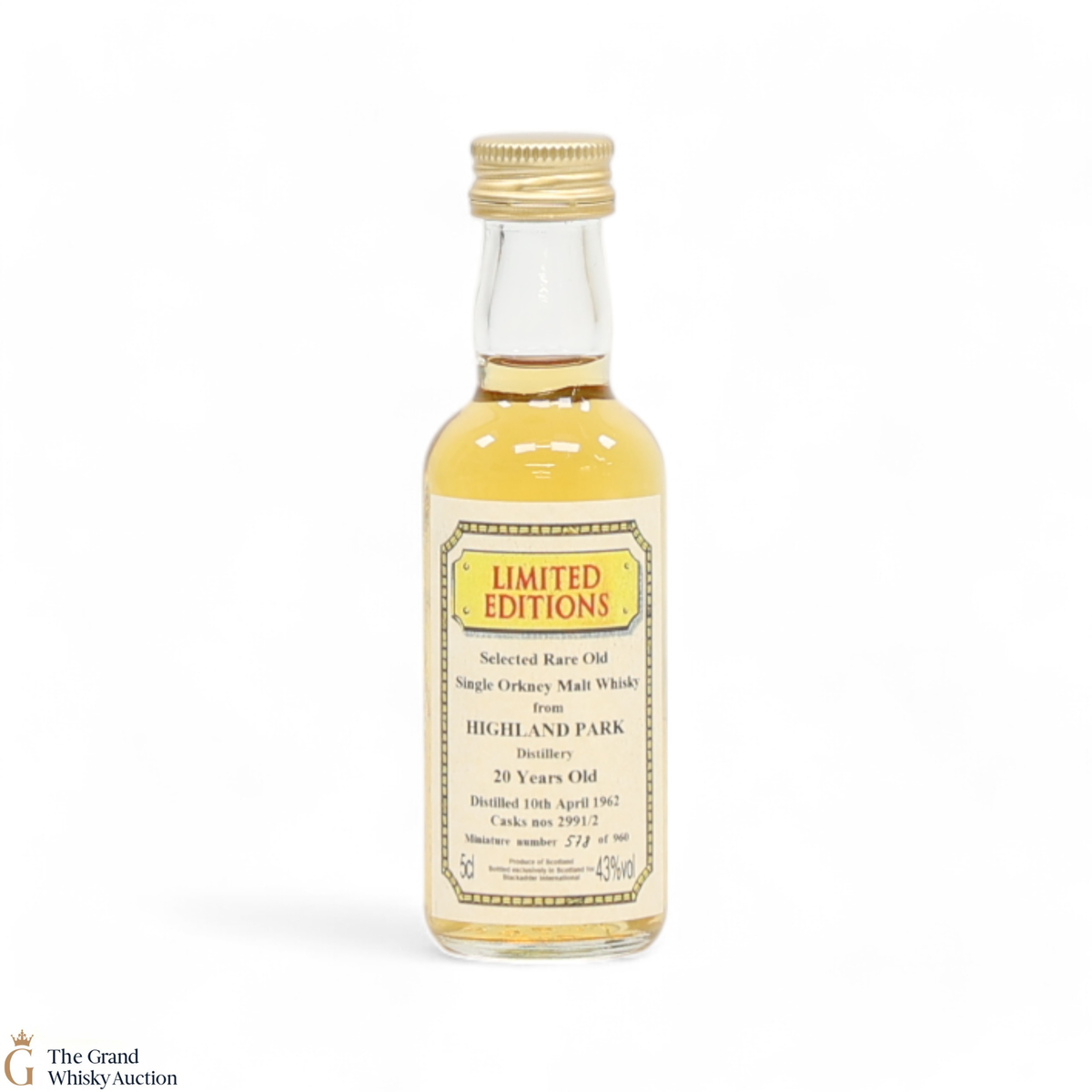 Highland Park - 20 Year Old 1962  - Blackadder Limited Editions (5cl)